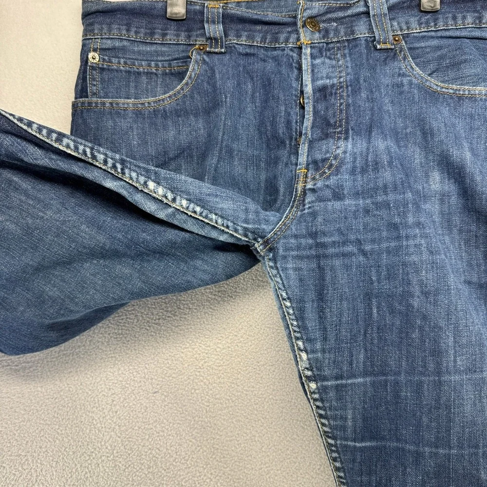 Vintage Levis Jeans Mens 36x32 Blue Denim 512 Bootcut Baggy Distressed Y2k 2000s